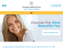 Tablet Screenshot of cosmeticmedicalclinic.com